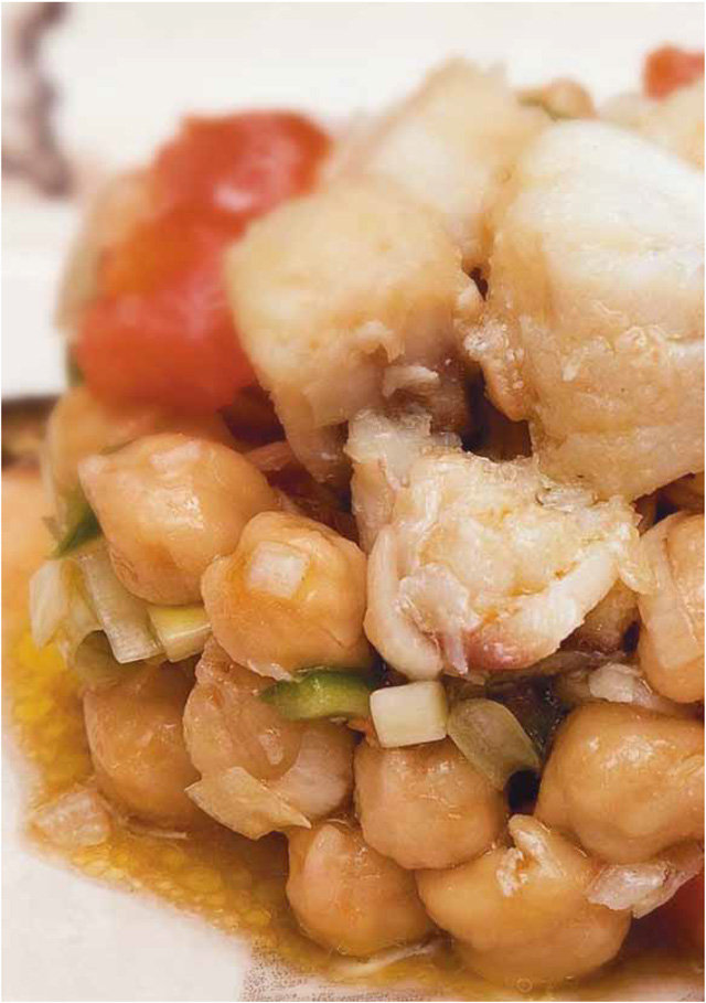 Cocido de calabaza y habichuelas