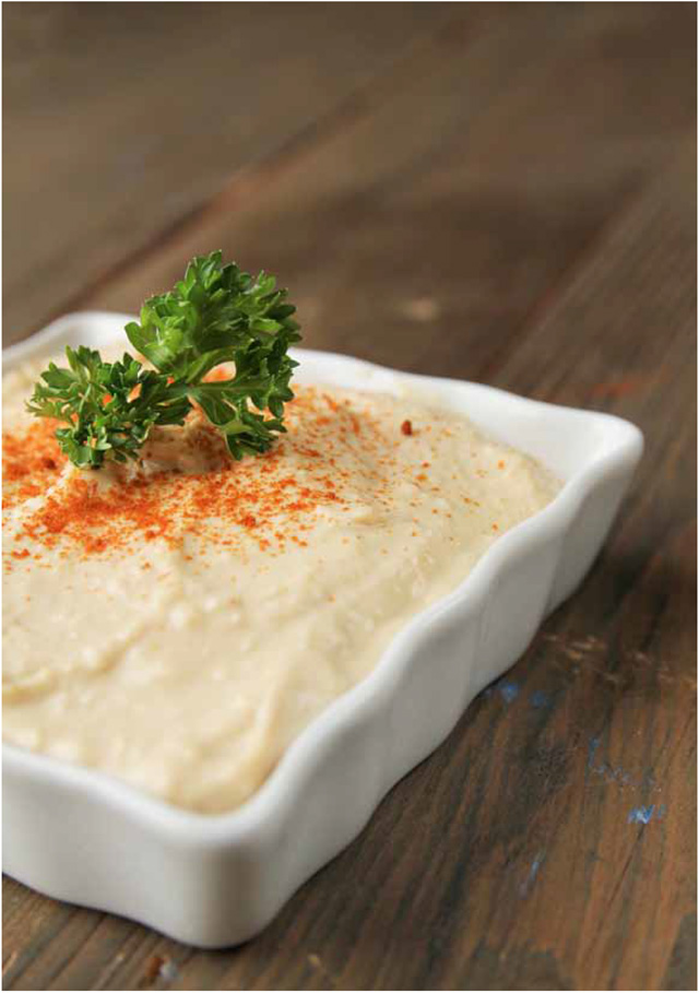 Lomo en crema de garbanzos prima -Guacamole-