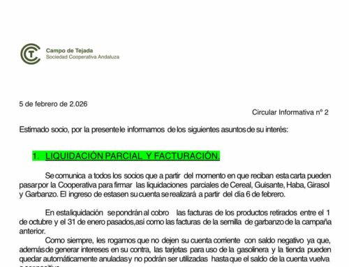 CIRCULAR INFORMATIVA N 2 05-02-2026
