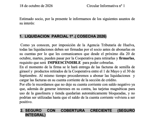 CIRCULAR INFORMATIVA N 1 18-10-26